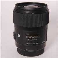 Used Sigma 35mm f/1.4 DG HSM Art Lens Canon EF