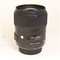 Used Sigma 35mm f/1.4 DG HSM Art Lens Nikon F