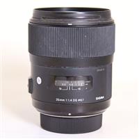 Used Sigma 35mm f/1.4 DG HSM Art Lens Nikon F
