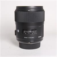 Used Sigma 35mm f/1.4 DG HSM Art Lens Nikon F