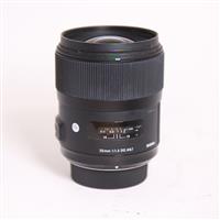 Used Sigma 35mm f/1.4 DG HSM Art Lens Nikon F