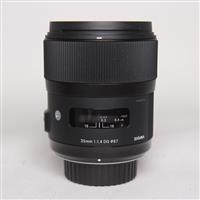 Used Sigma 35mm f/1.4 DG HSM Art Lens Nikon F