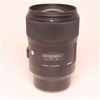 Used Sigma 35mm f/1.4 DG HSM Art Lens Sony E