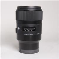 Used Sigma 35mm f/1.4 DG HSM Art Lens Sony E