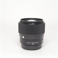 Used Sigma 56mm f/1.4 DC DN Contemporary Lens for Fujifilm X Mount