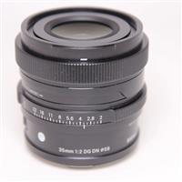 Used Sigma 35mm f/2 DG DN Contemporary Lens Black for L Mount