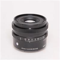 Used Sigma 45mm f/2.8 DG DN Contemporary Sony FE-Mount Lens