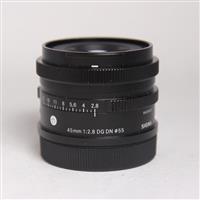 Used Sigma 45mm f/2.8 DG DN Contemporary L-Mount Lens