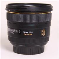 Used Sigma 50mm f/1.4 EX DG HSM - Canon Fit