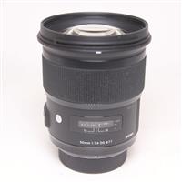 Used Sigma 50mm f/1.4 DG HSM Art Lens Nikon F
