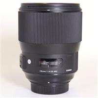 Used Sigma 135mm f/1.8 DG HSM Art Lens Nikon F