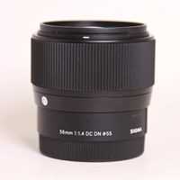 Used Sigma 56mm f/1.4 Lens DC DN Contemporary Sony E-Mount