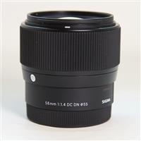 Used Sigma 56mm f/1.4 Lens DC DN Contemporary Sony E-Mount