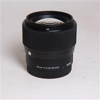 Used Sigma 56mm f/1.4 Lens DC DN Contemporary Sony E-Mount