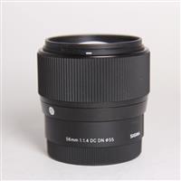 Used Sigma 56mm f/1.4 Lens DC DN Contemporary Sony E-Mount