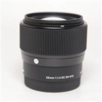 Used Sigma 56mm f/1.4 Lens DC DN Contemporary Sony E-Mount