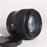 Used Sigma 56mm f/1.4 Lens DC DN Contemporary - Canon M Fit