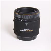 Used Sigma 50mm f/2.8 EX DG Macro - Canon Fit
