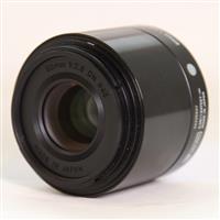 Used Sigma 60mm lens  f/2.8 DN - Black - Micro Four Thirds