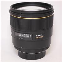 Used Sigma 85mm f/1.4 EX DG HSM - Nikon Fit