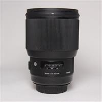 Used Sigma 85mm f/1.4 DG HSM Art Lens Canon EF