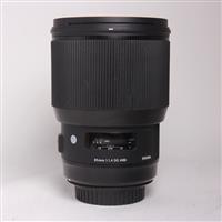 Used Sigma 85mm f/1.4 DG HSM Art Lens Canon EF