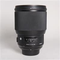Used Sigma 85mm f/1.4 DG HSM Art Lens Nikon F