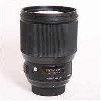 Used Sigma 85mm f/1.4 DG HSM Art Lens Nikon F