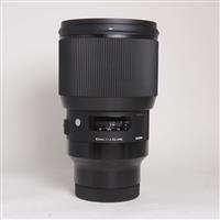 Used Sigma 85mm f/1.4 DG HSM Art Lens - L Mount