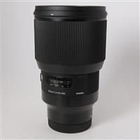 Used Sigma 85mm f/1.4 DG HSM Art Lens - L Mount