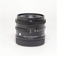 Used Sigma 45mm f/2.8 DG Contemporary Lens Black for L Mount