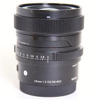 Used Sigma 24mm f/2 DG DN Contemporary Lens Black for Sony E