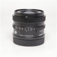 Used Sigma 17mm f/4 DG Contemporary Lens Black for L Mount