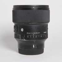 Used Sigma 85mm f/1.4 DG DN Art Lens Sony E