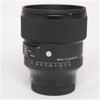 Used Sigma 85mm f/1.4 DG DN Art Lens Sony E