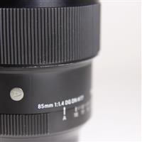 Used Sigma 85mm f/1.4 DG DN Art Lens Sony E