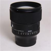 Used Sigma 85mm f/1.4 DG DN Art Lens Sony E