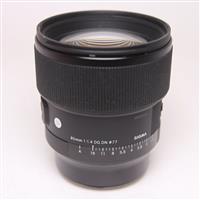 Used Sigma 85mm f/1.4 DG DN Art Lens L-Mount