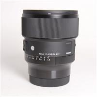 Used Sigma 85mm f/1.4 DG DN Art Lens L-Mount