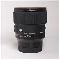 Used Sigma 85mm f/1.4 DG DN Art Lens L-Mount