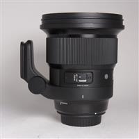 Used Sigma 105mm f/1.4 DG HSM Art Lens Canon EF