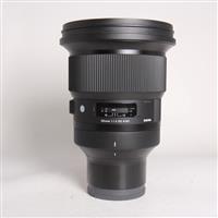 Used Sigma 105mm f/1.4 DG HSM Art Lens Sony E