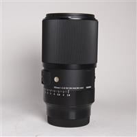 Used Sigma 105mm f/2.8 DG DN Macro Art Lens Sony FE