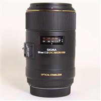 Used Sigma 105mm f/2.8 EX DG OS HSM Macro Lens Canon EF