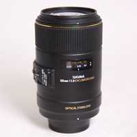 Used Sigma 105mm f/2.8 EX DG OS HSM Macro Lens Nikon F