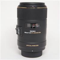 Used Sigma 105mm f/2.8 EX DG OS HSM Macro Lens Nikon F