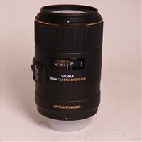 Used Sigma 105mm f/2.8 EX DG OS HSM Macro Lens Nikon F