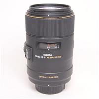 Used Sigma 105mm f/2.8 EX DG OS HSM Macro Lens Nikon F