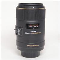 Used Sigma 105mm f/2.8 EX DG OS HSM Macro Lens Nikon F