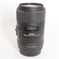 Used Sigma 105mm f/2.8 EX DG OS HSM Macro Lens Nikon F